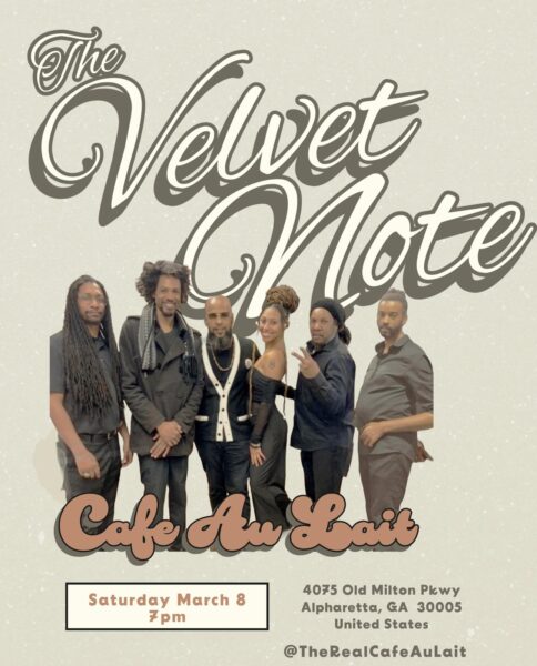 Saturday, March 8th:  Cafe Au Lait