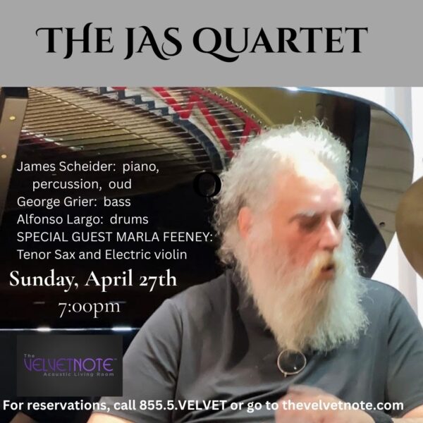 Sunday, April 27th:  The JAS Quartet
