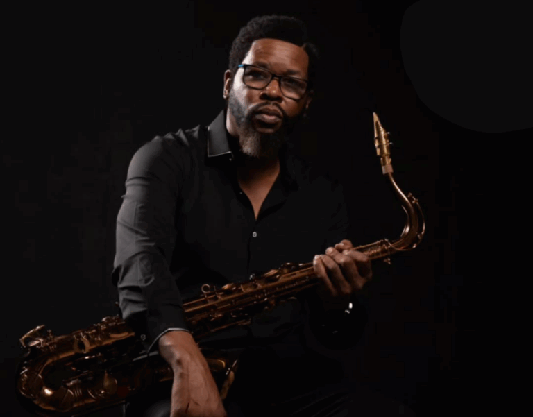 Saxophonist Reggie Hines