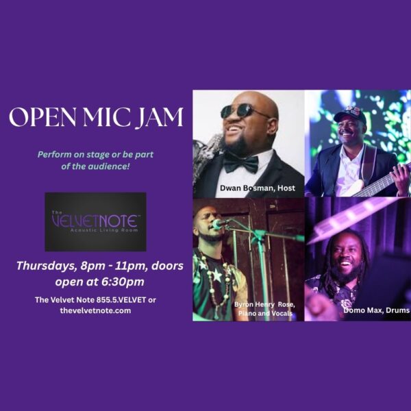 Open Mic Jam Hosted by Saxophonist Dwan Bosman