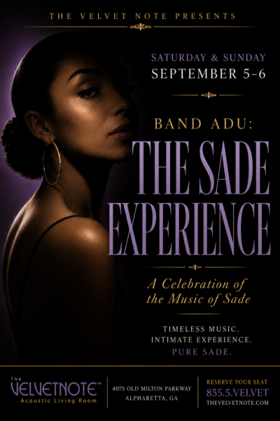 Saturday and Sunday, September 5th & 6th:  Celebrating The Music of Sade