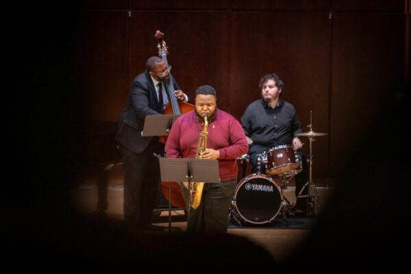 Saxophonist Omie Crockett, III