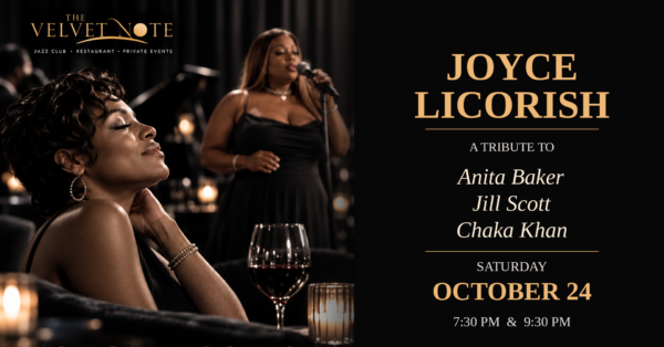 Saturday, October 24th:  Joyce Licorish Celebrates Chaka, Anita and Jill